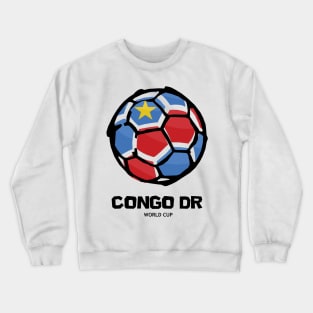 Congo DR Football Country Flag Crewneck Sweatshirt